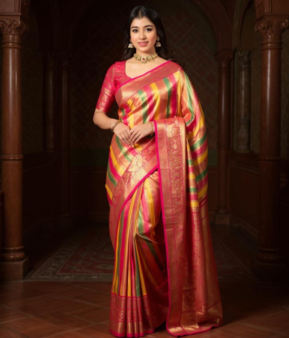 Patta Banarasi Silk Sarees