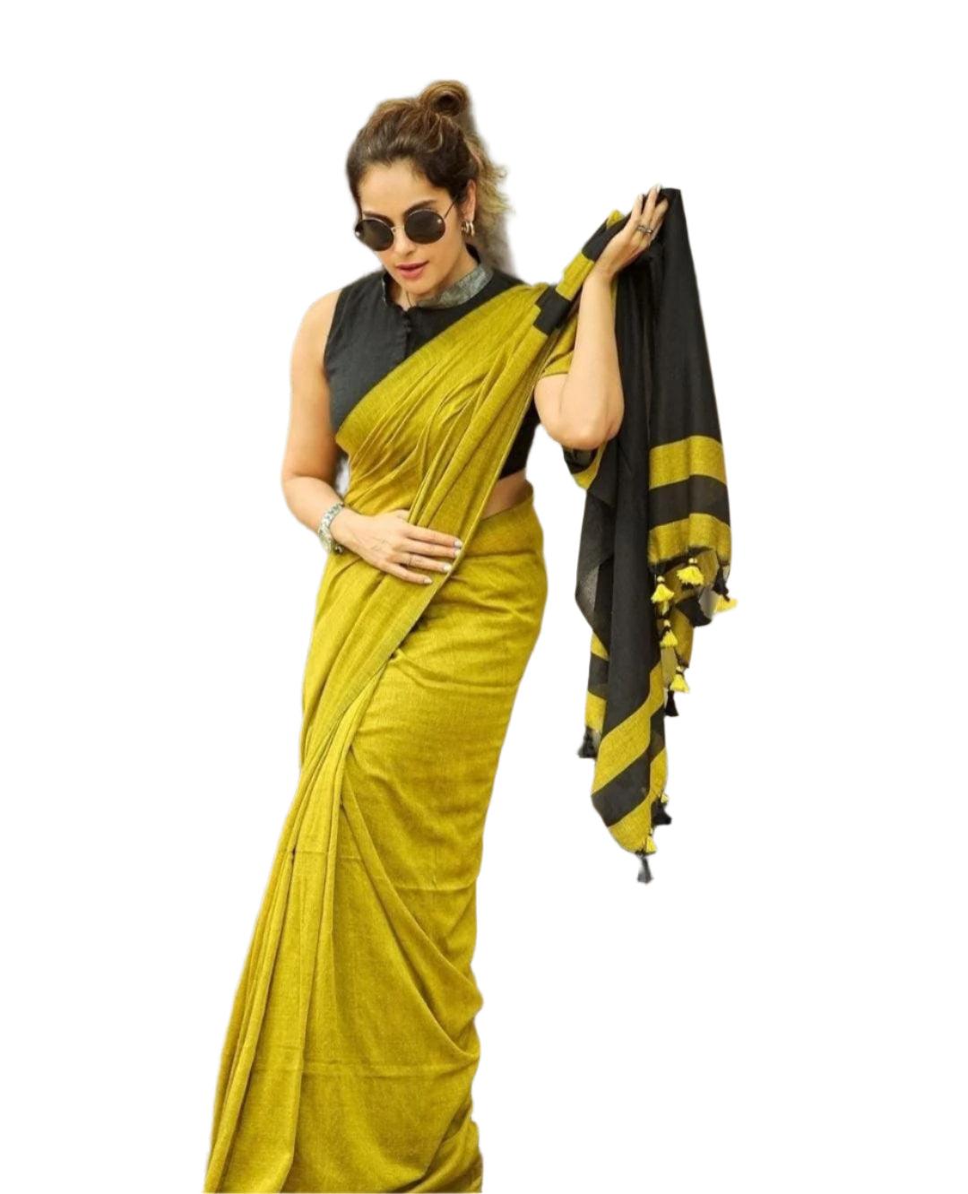 Khadi Cotton Sarees - Image 4