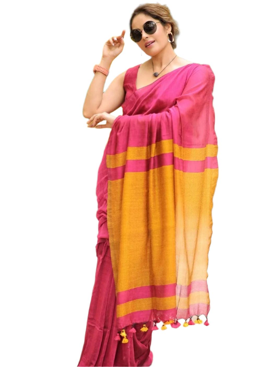 Khadi Cotton Sarees - Image 5