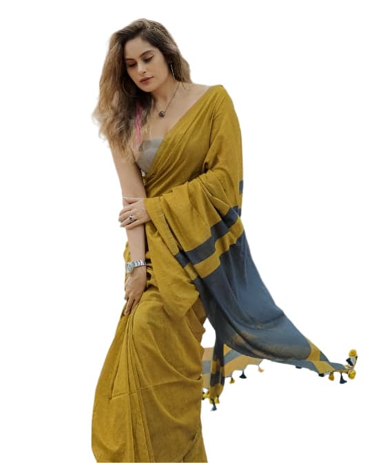 Khadi Cotton Sarees - Image 3