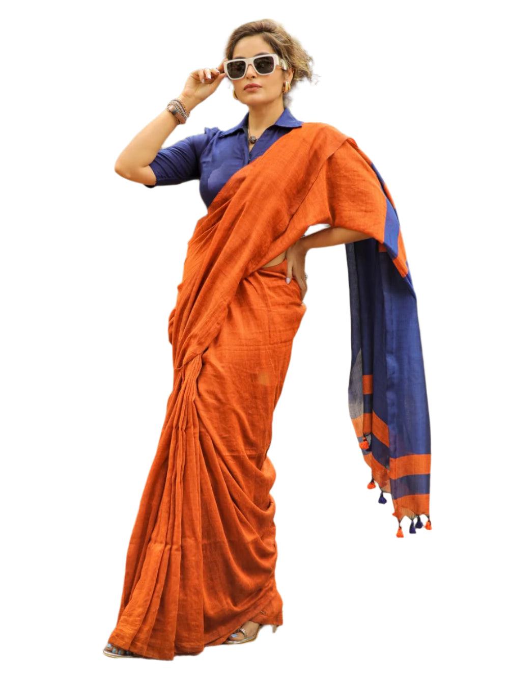 Khadi Cotton Sarees - Image 6