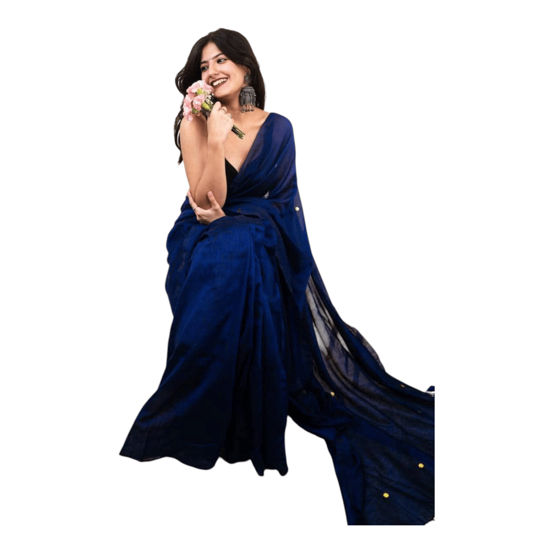Khadi Cotton Sarees - Image 30