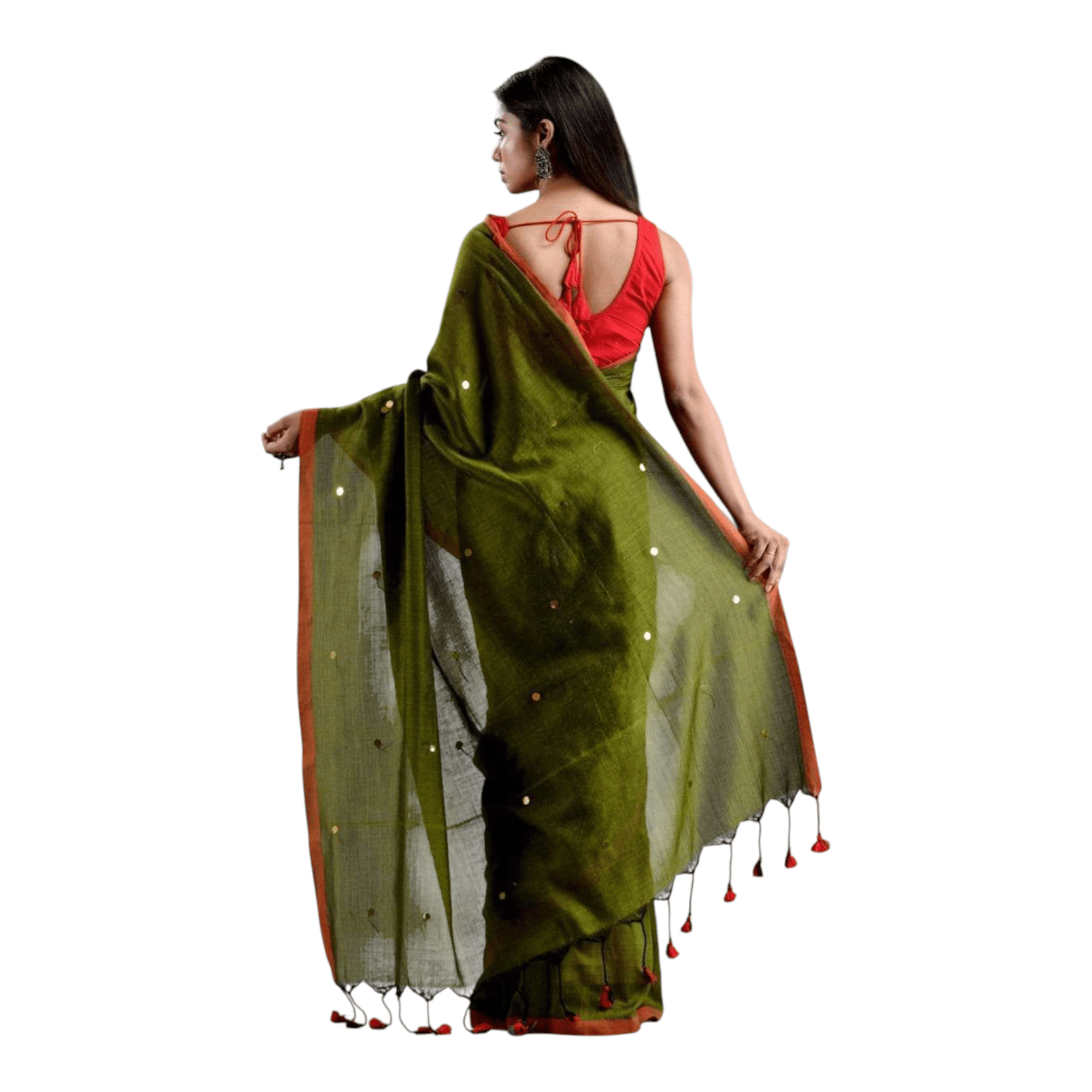 Khadi Cotton Sarees - Image 23