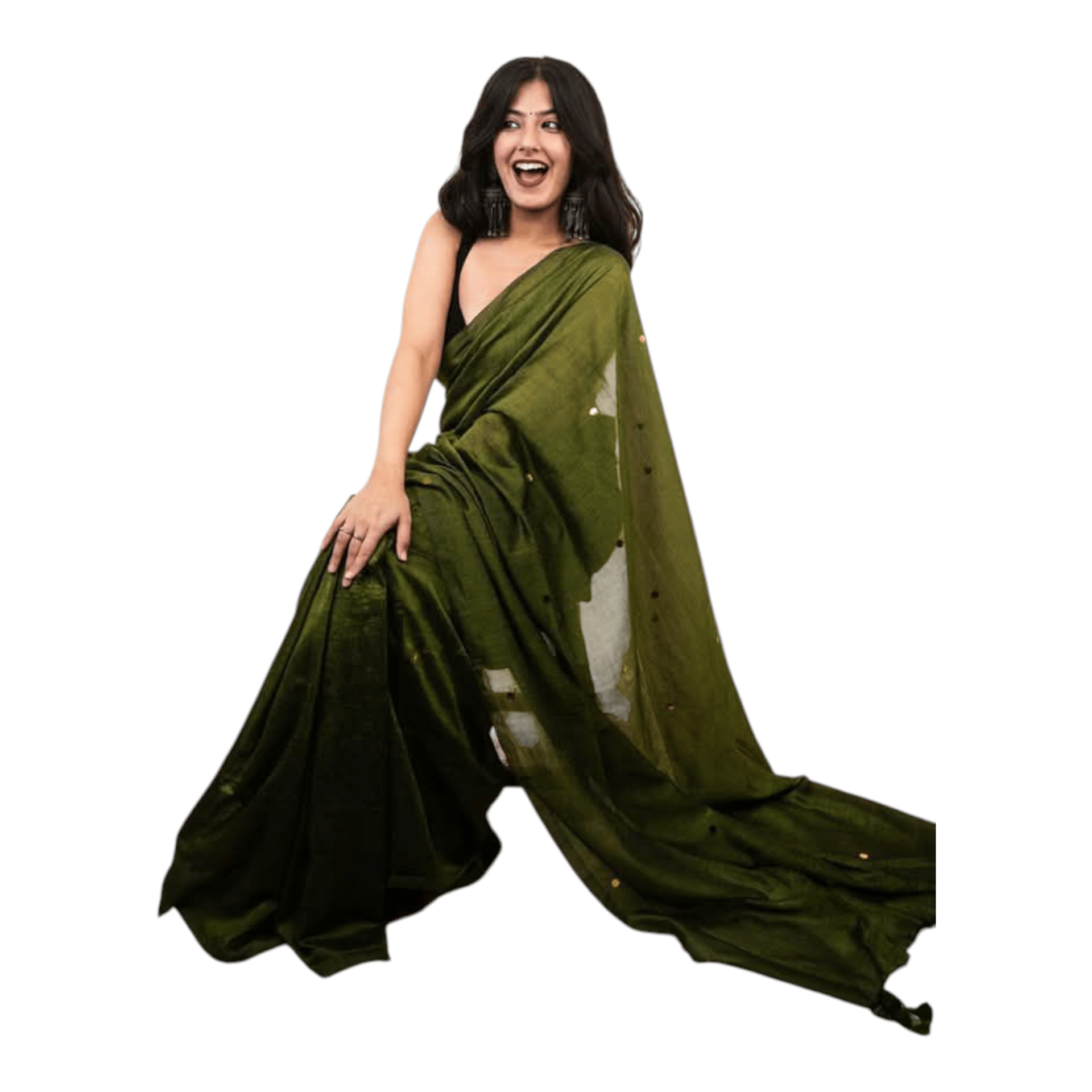 Khadi Cotton Sarees - Image 27