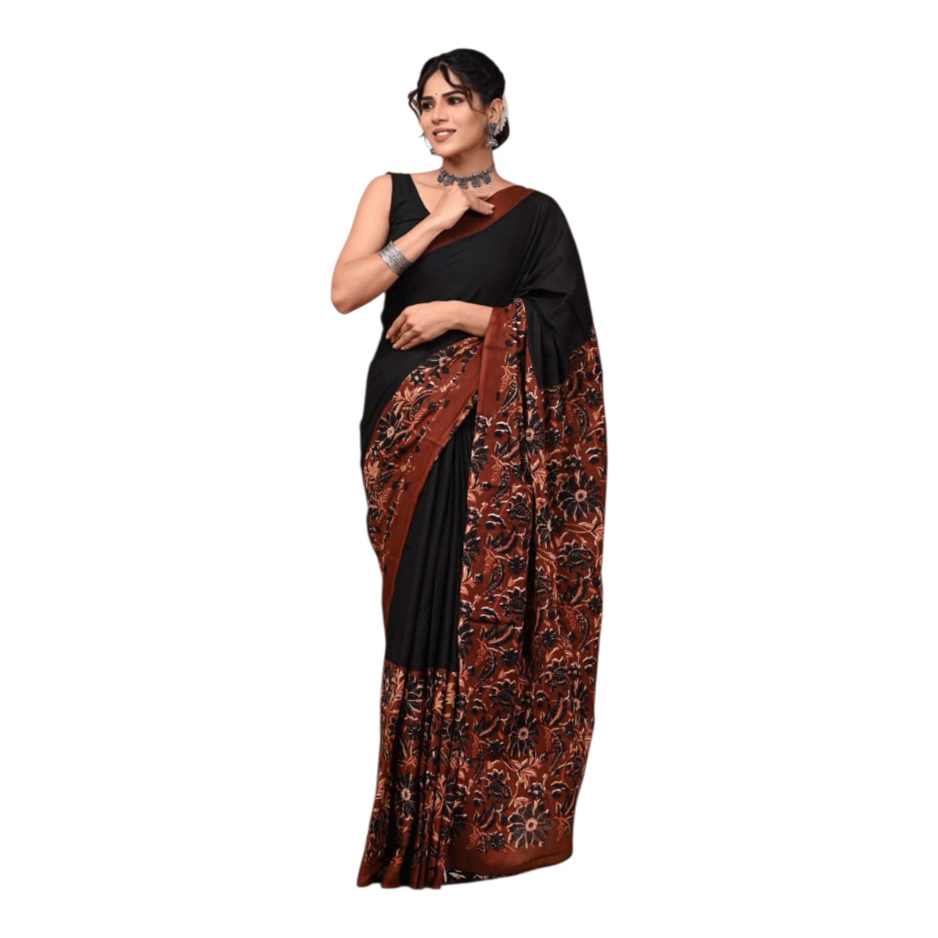 Cotton Mulmul Sarees With Blouse Piece - Image 31