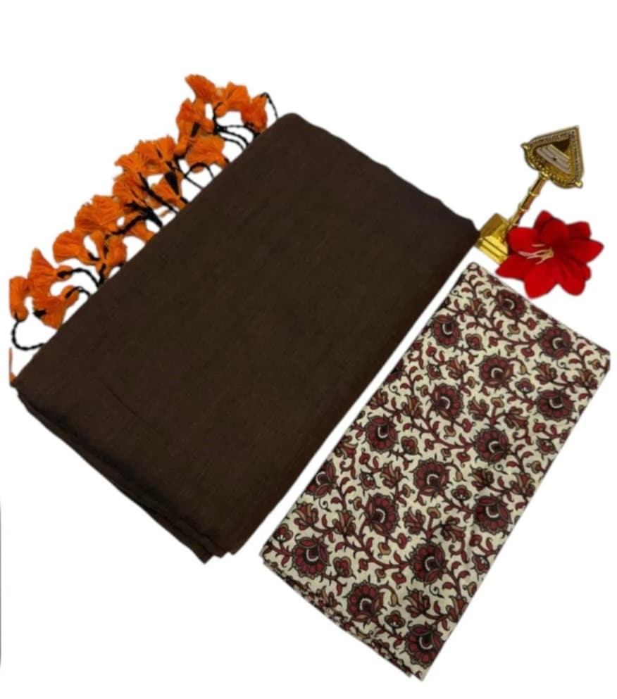 Pure Kaadhi Soft Cotton Sarees - Image 11
