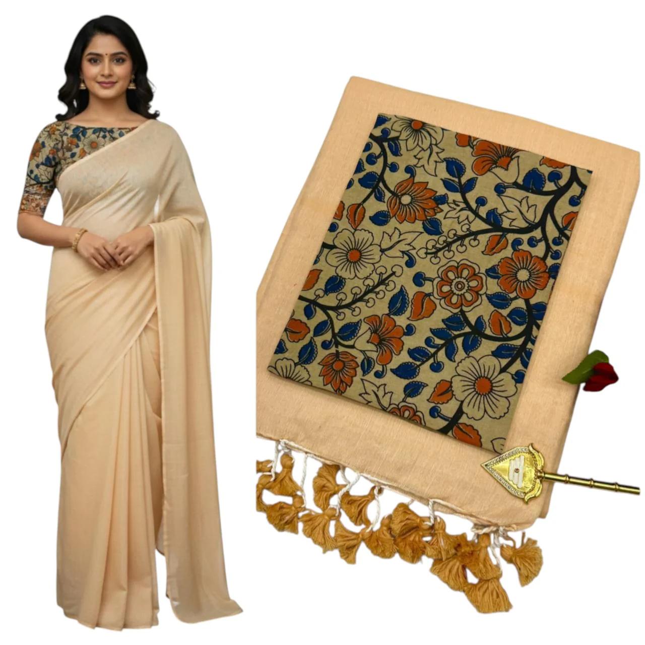 Pure Kaadhi Soft Cotton Sarees Set-2 - Image 11