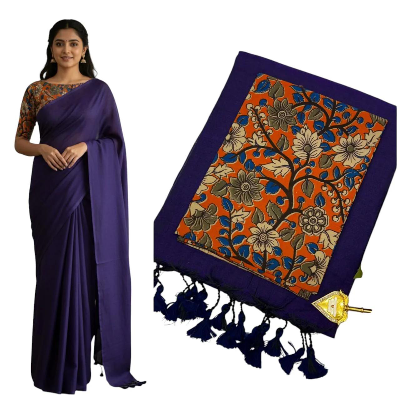 Pure Kaadhi Soft Cotton Sarees Set-2 - Image 4
