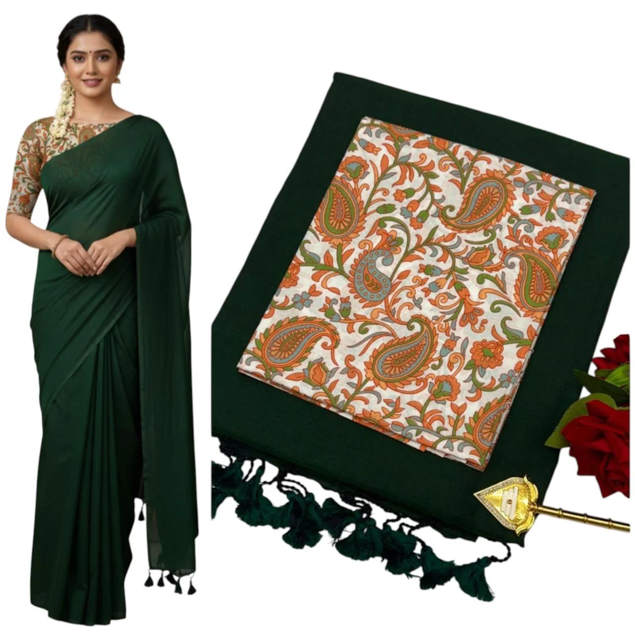 Pure Kaadhi Soft Cotton Sarees Set-2 - Image 10