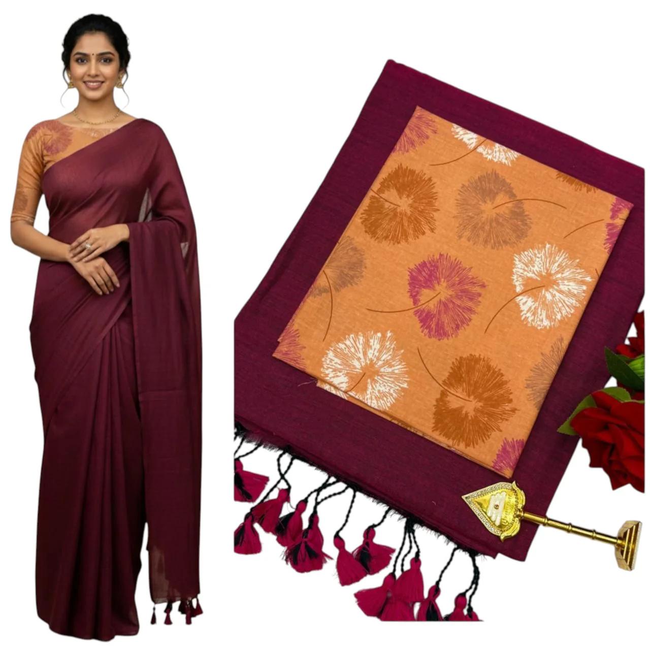 Pure Kaadhi Soft Cotton Sarees Set-2 - Image 14