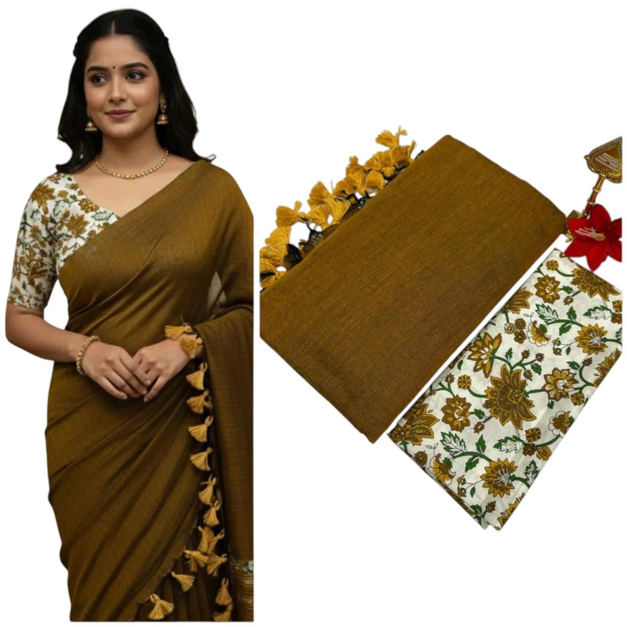 Pure Kaadhi Soft Cotton Sarees Set-2 - Image 16
