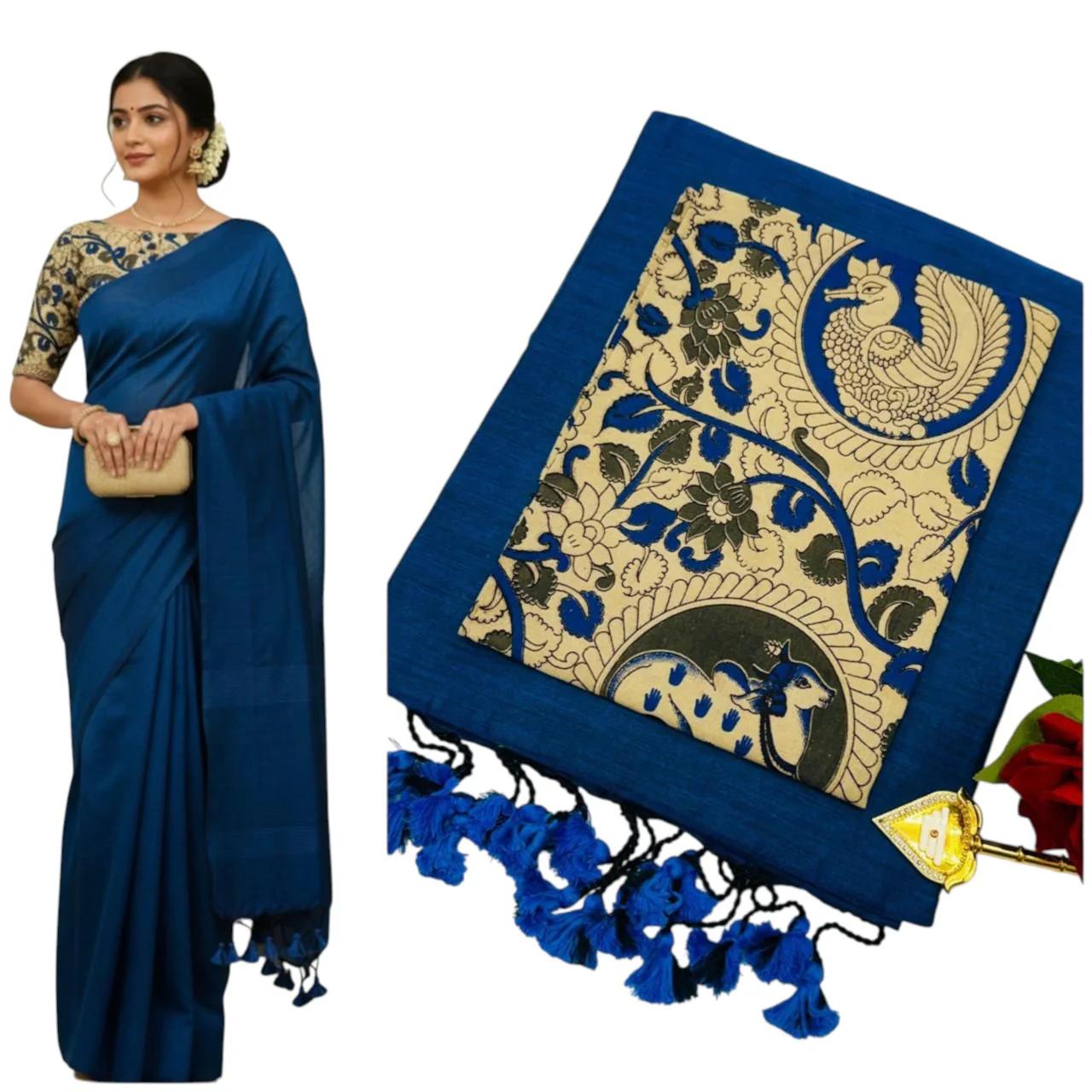 Pure Kaadhi Soft Cotton Sarees Set-2 - Image 7