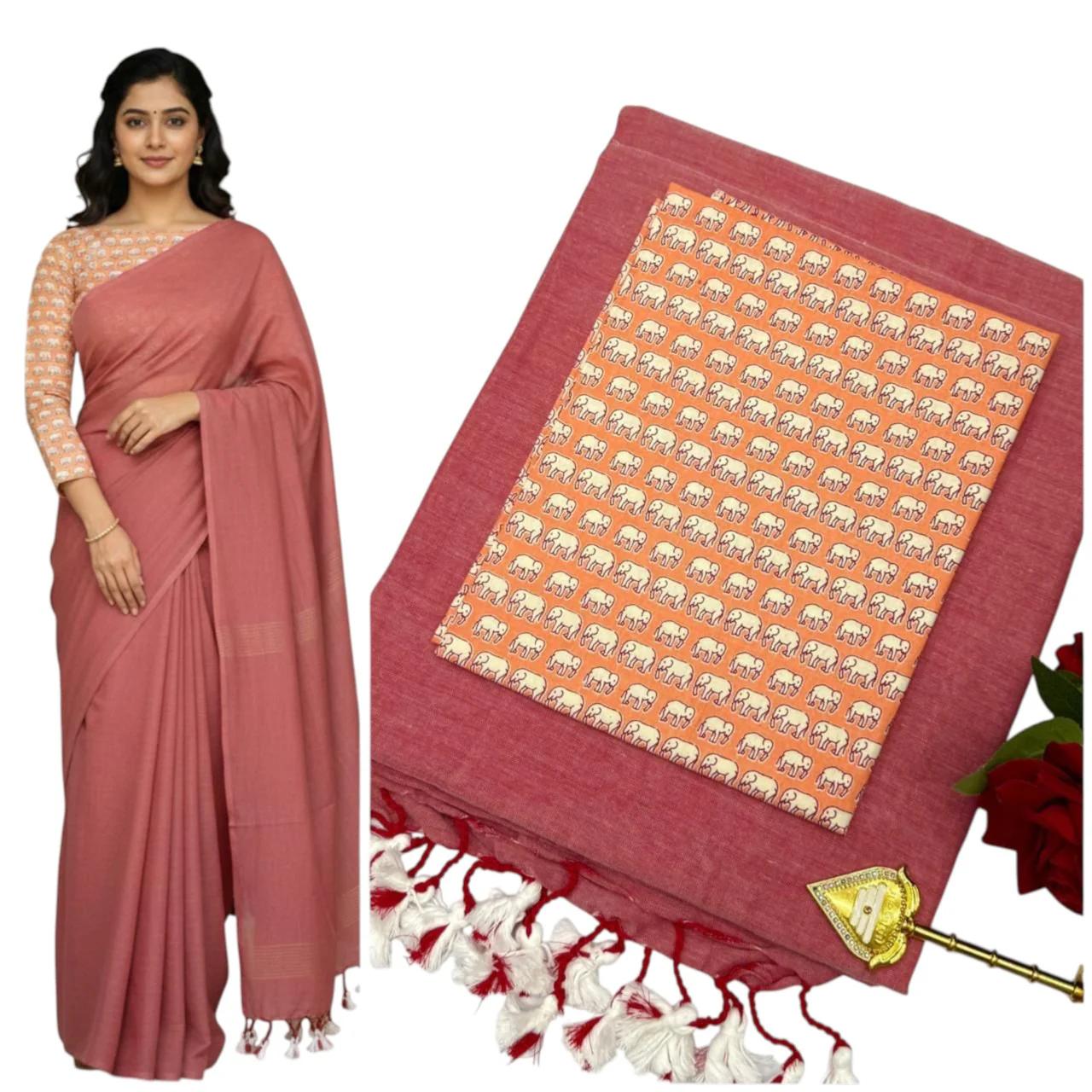 Pure Kaadhi Soft Cotton Sarees Set-2 - Image 3